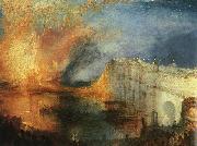 Joseph Mallord William Turner The Burning of the Houses of Parliament oil on canvas